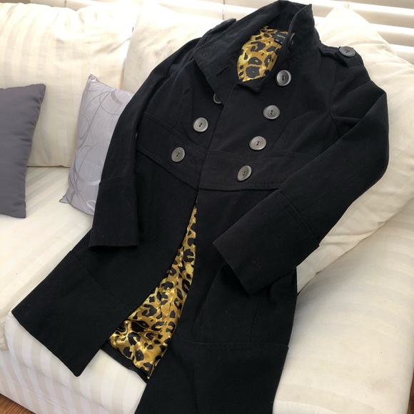 Fashionable black coat - Picture 5 of 5